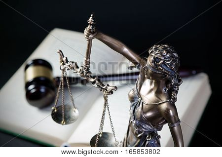 Law Concept With Themis, Symbol Of Justice