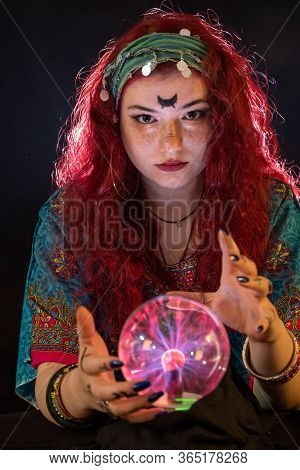 Fortune Teller Lady  Is Telling About Your Future