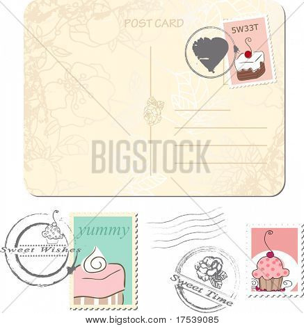 postage set - sweets