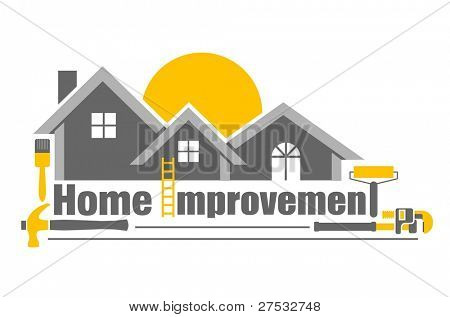 Vector illustration of home improvement icon