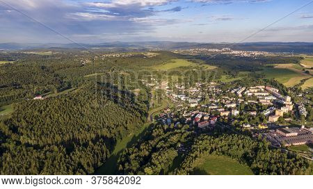 Aerial view of Nova Role in Czech Republic