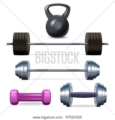 Dumbbells Barbells And Weight