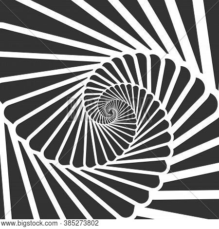 Swirl Hypnotize Spirals. Stair Whirl Hypnotism, Spiral Hypnotic, Hypnosis Swirl Circular, Illustrati