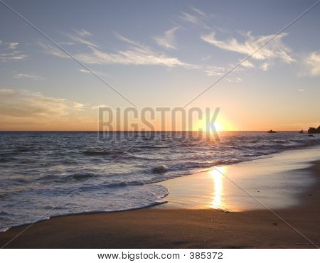 Malibu Beach Sunset