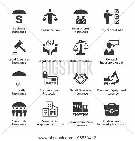 Business Insurance Icons