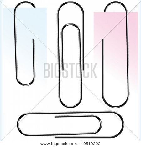 Set metal  Paperclips