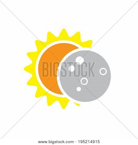 Total Solar Eclipse Icon for August 8 2017