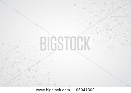 Abstract Bright Simple Tech Vector Background