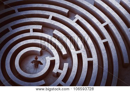 Center of a maze