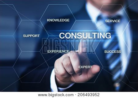 Consulting Expert Advice Support Service Business concept.