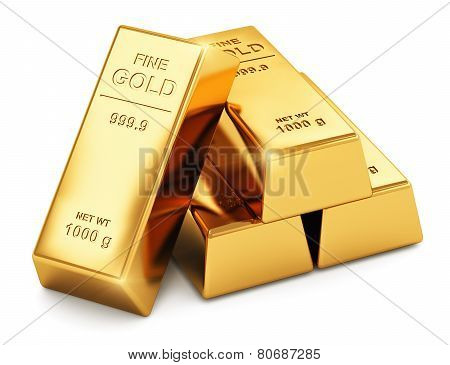 Gold ingots