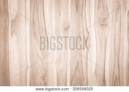 Wood Plank Brown Texture For Decoration Background. Wooden Wall All Antique Cracking Furniture Paint