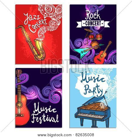 Music Mini Poster Set