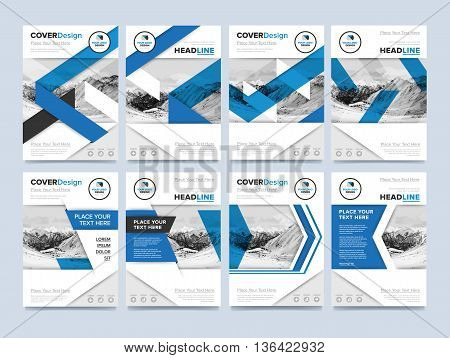 Cover design concept. Annual report flyer. Brochure layout. Brochure design template. Leaflet layout. Annual report template. Business brochure. Annual report cover design. Blue brochure design. Creative brochure cover. Brochure template.