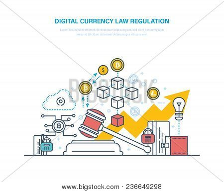 Digital Currency Law Regulation. Financial Operations With Crypto-currencies, Settlement Currency Bi