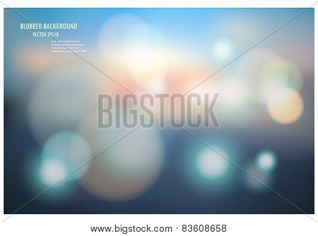 Vector Illustration Of Soft Colored Abstract Blurred Light Background Layout Design , Can Be Use For