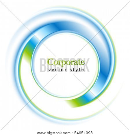 Abstract circle bright background. Vector logo eps 10