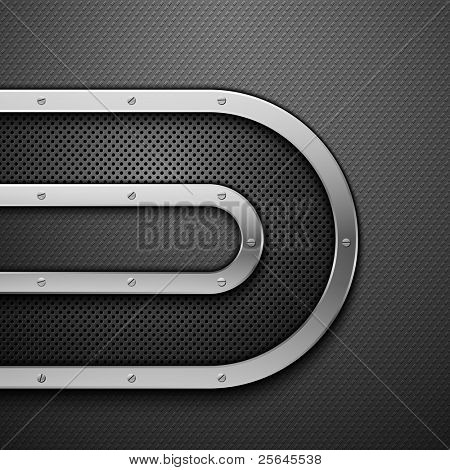 Abstract metal background. Vector illustration.