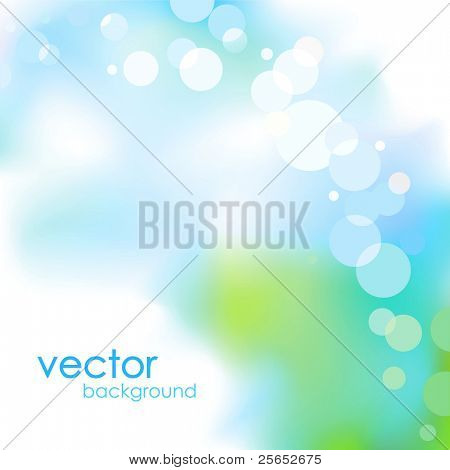 Abstract blauwe lichte vector achtergrond