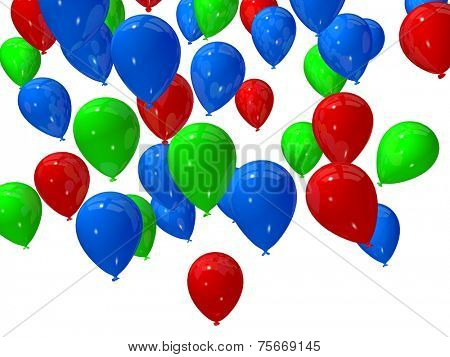 colored balloons