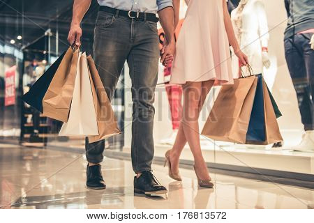 Couple Doing Shopping