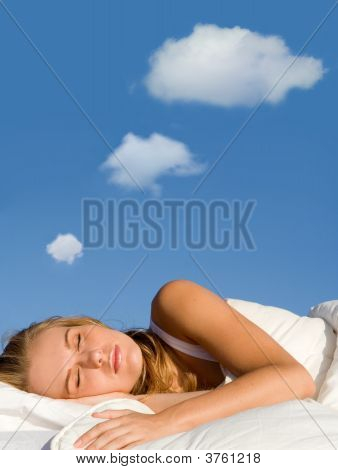 Sleeping Dreaming Woman