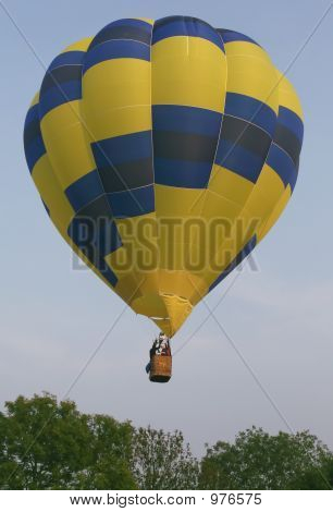 Hot Air Balloon And Basket