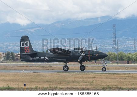 Grumman F7F Tigercat On Display