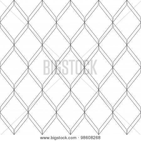 Black And White Geometric Seamless Pattern Modern Stylish With Line, Abstract Background.