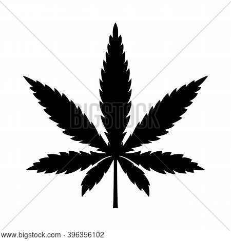 Marijuana Leaf Or Cannabis Leaf Weed Icon