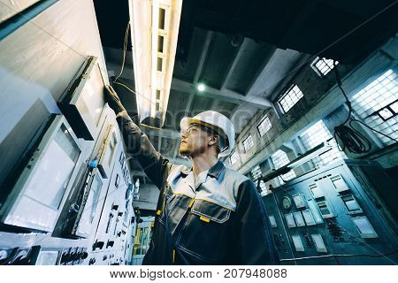 power plant worker energy industrial factory inspector expertise