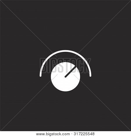 Volume Control Icon. Volume Control Icon Vector Flat Illustration For Graphic And Web Design Isolate