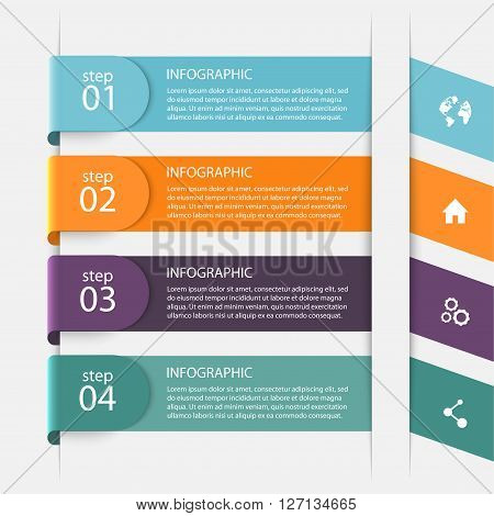 Vector Colorful Info Graphics For Your Business Presentations.