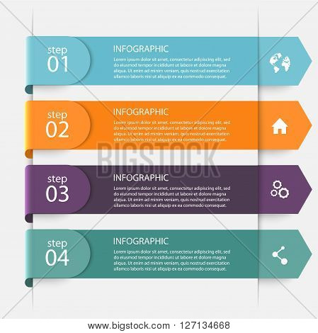 Vector Colorful Info Graphics For Your Business Presentations.