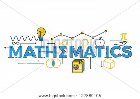 Mathematics Word Illustration