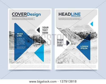 Blue brochure design. Creative brochure cover. Brochure template. Cover design concept. Annual report flyer. Brochure layout. Brochure design template. Annual report template. Business brochure. Annual report cover design.