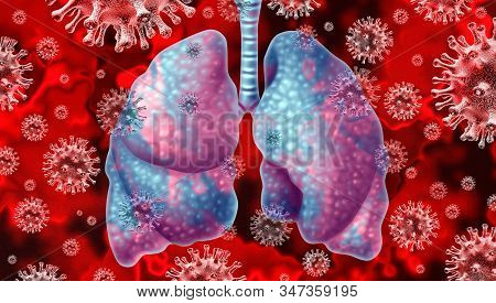 Respiratory Virus And Coronavirus Outbreak And Coronaviruses Influenza Background As Dangerous Flu S