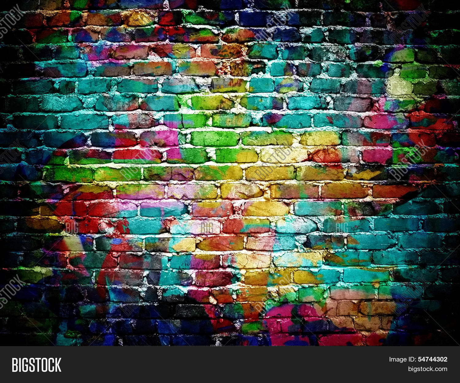 Graffiti Brick Wall Image & Photo (Free Trial) | Bigstock