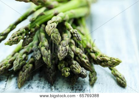 Asparagus, a bunch of fresh asparagus