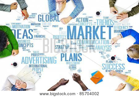 Market Business Global Business Marketing Commerce Concept