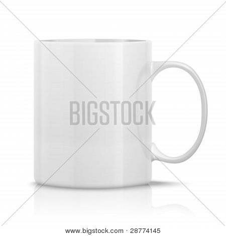 white mug