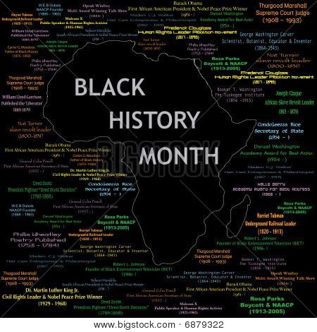 Black History Month Collage