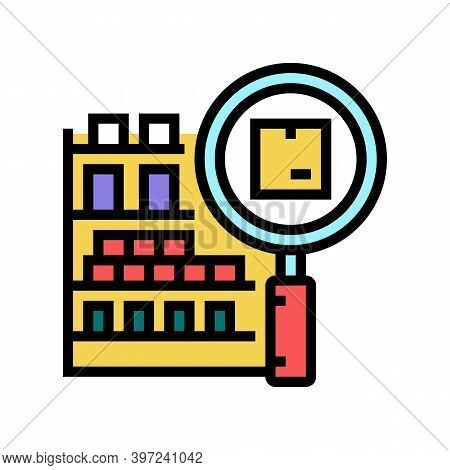 Inventory Management Color Icon Vector. Inventory Management Sign. Isolated Symbol Illustration