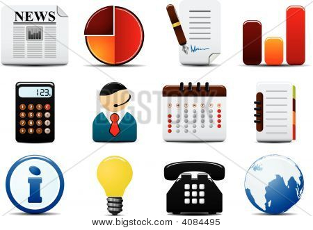 Finance Vector Icons Set Two