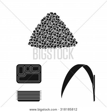 Vector Illustration Of Sucrose And Technology Logo. Set Of Sucrose And Cane Stock Vector Illustratio