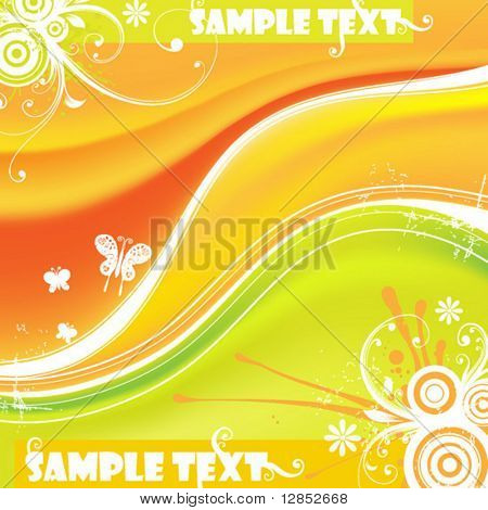 Abstract summer background for design.