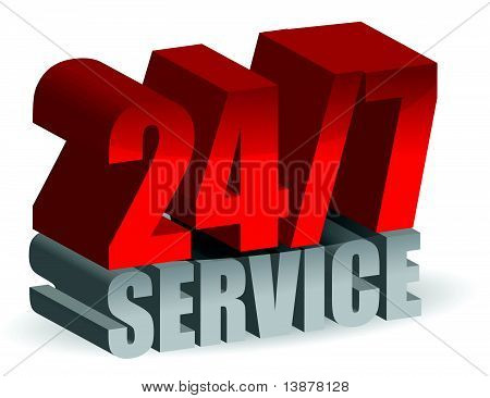 24/7 service