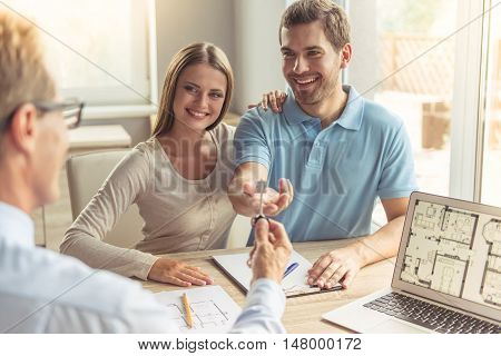 Couple Visiting Realtor