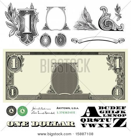 Vector Miscellaneous Monetary Ornaments