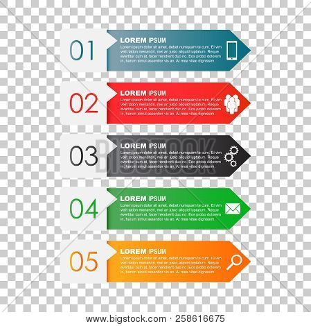 Infographic Templates For Business. Color Flat Vector Illustrati